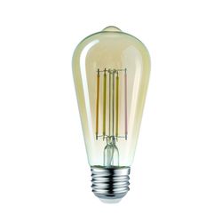 Globe Electric Wi-Fi Smart Home ST19 E26 (Medium) Smart-Enabled LED Bulb Tunable White 60 Watt Equiv