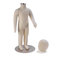 Tripar 25.6 in. H X 11.8 in. L Cotton Cream Metal Infant Body Form