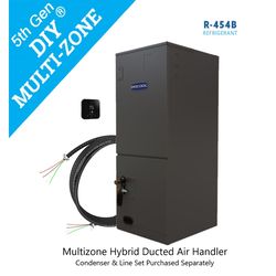 MRCOOL DIY 5th Gen Multizone Mini Split Hybrid Ducted 1 Zone 24000 BTU 23 SEER Air Handler