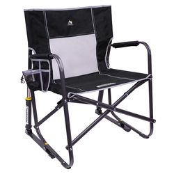 GCI Outdoor 1-Position Black Freestyle Folding Rocker