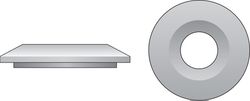 HILLMAN Zinc-Plated Steel 1/4 in. Bonded Neoprene Washer 1 pk
