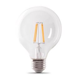 Feit G25 E26 (Medium) LED Bulb Soft White 40 Watt Equivalence 1 pk
