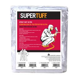 SuperTuff Plastic Painter's Coveralls White M 1 pk