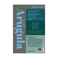 Chive Shido Seed Co. Arugula Seeds 1 pk