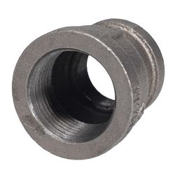 STZ Industries 1 in. FIP each X 3/4 in. D FIP Black Malleable Iron Coupling