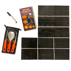 Haute Decor Pumpkin with Stickers Carving Kit 1 pk