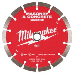 Milwaukee 7 in. D X 5/8-7/8 in. Diamond Segmented Rim Diamond Saw Blade 1 pk