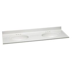 Design House Double Polished White Vanity Top