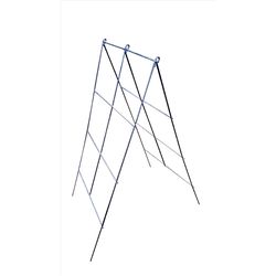 Glamos Wire 42 in. H X 16 in. W X 0.5 in. D Silver Steel Planter Trellis
