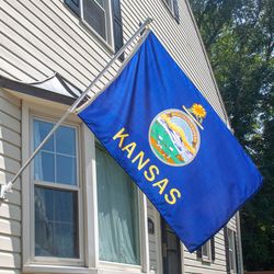 Valley Forge Kansas State Flag 0 in. H X 3 ft. W X 5 ft. L
