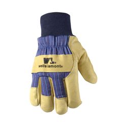 Wells Lamont Men's Outdoor Cold Weather Work Gloves Blue/Tan XL 1 pk