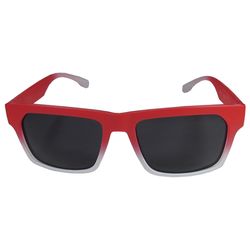 Siskiyou Sports College Wisconsin Badgers Sunglasses Unisex Red/White Frame Black Lens