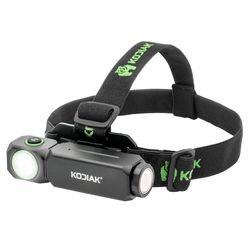 Kodiak 1500 lm Black LED Rechargeable Head Lamp