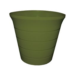 Misco Horizon 10.87 in. H X 12 in. D Plastic Planter Green