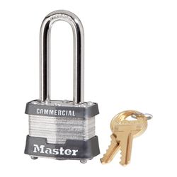 Master Lock 1-9/16 in. W Laminated Steel Double Locking Exterior Padlock
