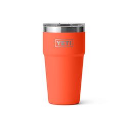 YETI Rambler 20 oz Papaya BPA Free Stackable Tumbler with MagSlider Lid