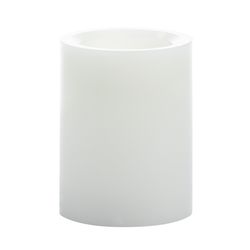 Sterno Home White Vanilla Scent Smooth Pillar Candle