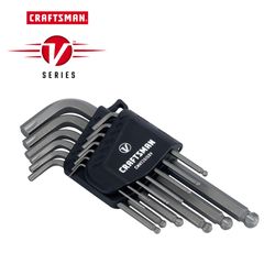 CRAFTSMAN V-Series X-Tract Technology SAE L-Handle Ball End Hex Key Set 13 pc