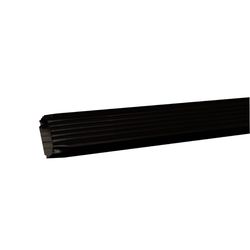 Amerimax 2 in. H X 3 in. W X 10 ft. L Black Aluminum Rectangular Downspout
