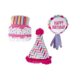 Pet Shop by Fringe Studio For Dog Assorted Plush Can I Get a Woof-Woof Dog Toy 1 pk