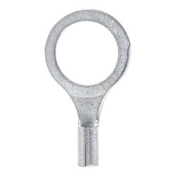 Jandorf 22-18 Ga. Uninsulated Wire Ring Terminal Silver 5 pk