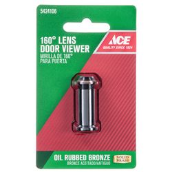 Ace 0.46 in. D 160 deg Oil Rubbed Bronze Brass Door Viewer