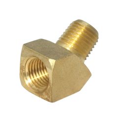 Ace 1/8 in. FPT X 1/8 in. D Male Brass 45 Degree Street Elbow
