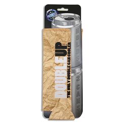 DoubleUp Can Cooler Brown 1 pk