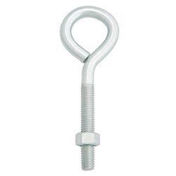 Hampton 1/2 in. X 6 in. L Zinc-Plated Steel Eyebolt Nut Included