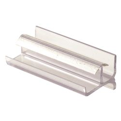 Prime-Line 3 in. L Clear Vinyl Door Guide 1 pc