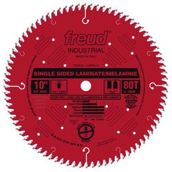 Freud 10 in. D X 5/8 in. Single Sided Laminates TiCo Hi-Density Carbide Saw Blade 80 teeth 1 pk