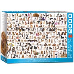 Eurographics The World of Dogs Jigsaw Puzzles Multicolored 2000 pc