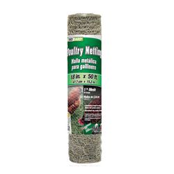 YardGard 18 in. H X 50 ft. L Galvanized Steel Fencing 1 in. X 1 in. in.
