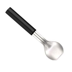 Rada Cutlery Black/Silver Nickel Stainless Steel Ice Cream Scoop