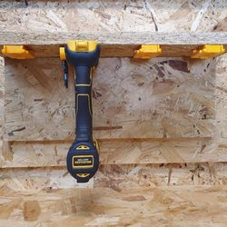 StealthMounts Tool Holders Compatible with DeWalt 18/20V & Flexvolt; Yellow ABS Tool Holder 4 pk