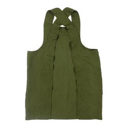 KAF Home Olive Linen Apron