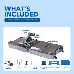 Dremel 12V Blueprint 2 amps 3-3/8 in. Cordless Brushless Compact Circular Saw Kit (Battery & Charger