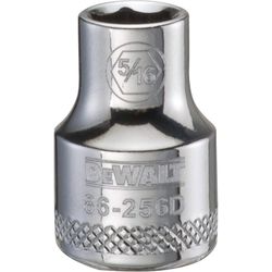 DeWalt 5/16 in. X 3/8 in. drive SAE 6 Point Socket 1 pc