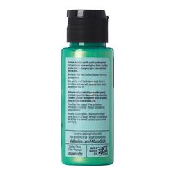 FolkArt Color Shift Metallic Emerald Flash Craft Paint Exterior and Interior 2 oz