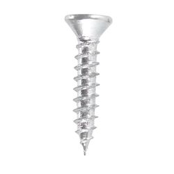HILLMAN No. 6 Ga. X 3/4 in. L Phillips Zinc-Plated Coarse Wood Screws 100 pk