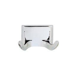 Design House 2.4 in. L Polished Chrome Chrome Zinc/Aluminum Millbridge Double Robe Hook 20 lb. cap.