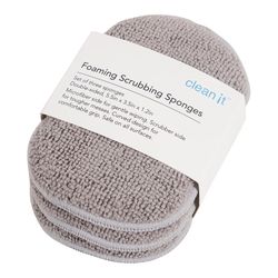 KAF Home Medium Duty Scrubber Sponge For Kitchen 3 pk