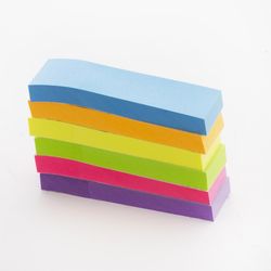 Bazic Products 3 in. W X 1 in. L Assorted Neon Page Markers 6 pad