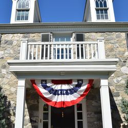 Valley Forge Full-Fan Pleated Flag 3 ft. W X 6 ft. L