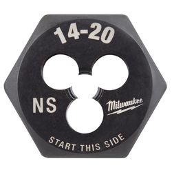 Milwaukee SAE 14-20 Hex Threading Die