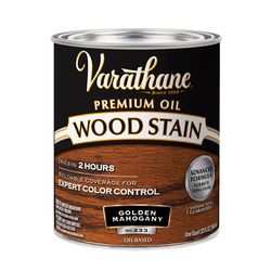 Varathane Semi-Transparent Golden Mahogany Oil-Based Urethane Modified Alkyd Wood Stain 1 qt