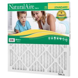 NaturalAire 23-1/2 in. W X 23-1/2 in. H X 1 in. Synthetic 8 MERV Pleated Air Filter 1 pk