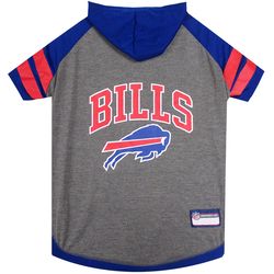 Pets First Gray/Blue Buffalo Bills Dog Hoodie Small