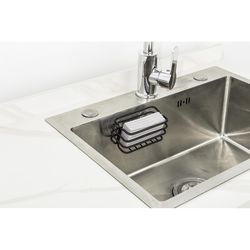 Core Home 6 in. L X 2.5 in. W X 2.75 in. H Stainless Steel Sponge Holder