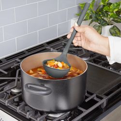 Tovolo Flex-Core Charcoal Silicone Ladle